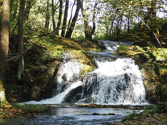 Szum Waterfall, Agrotourism Cracow Valleys, Climbing
